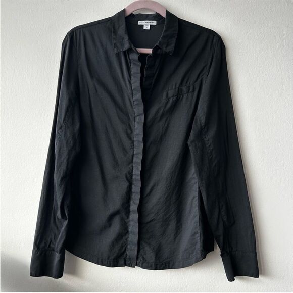 Standard James Perse fitted shirt with ribbed panels - Picture 1 of 11